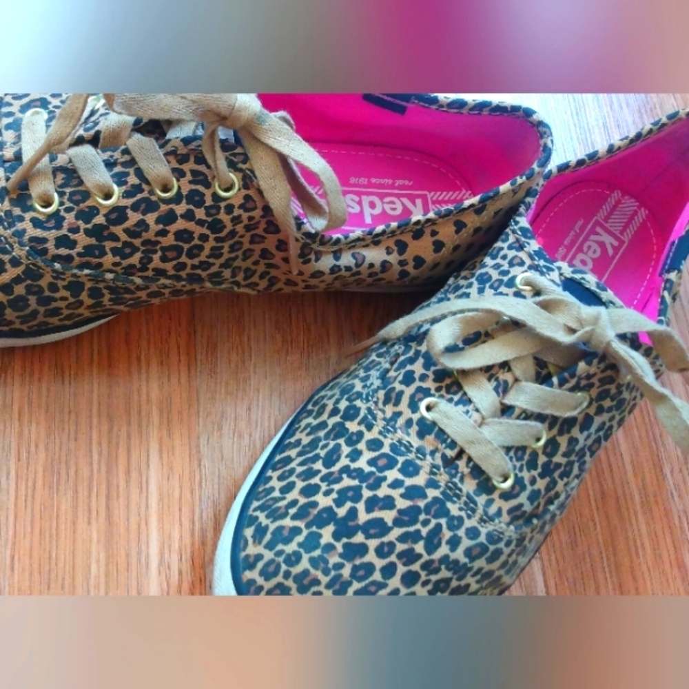 KEDS Cheetah Print Fashion sneakers sz10